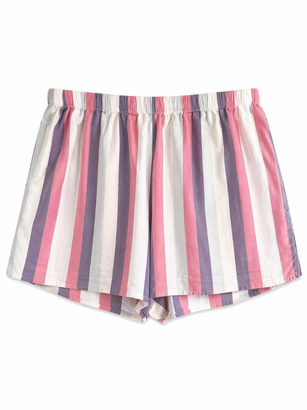 4/$20➡️ Joe Fresh Pink, White & Gray Striped Pajama Shorts – Size 1X *Flaw